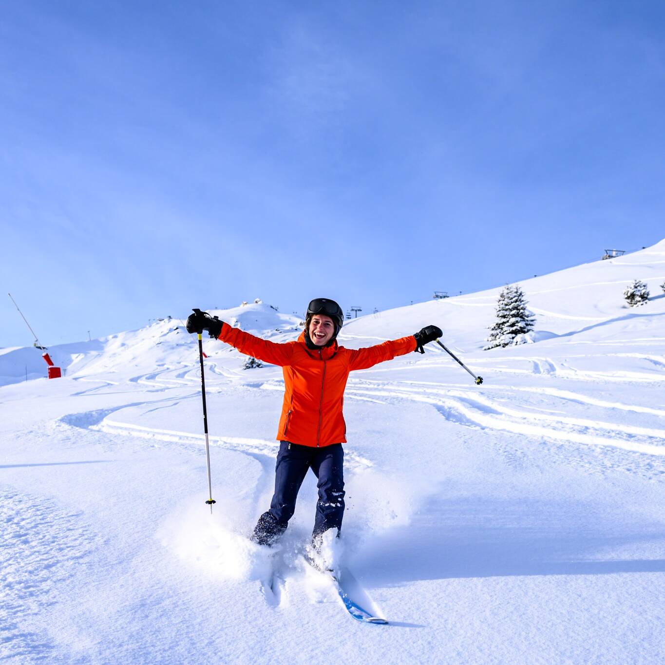 Ski entre amis à Courchevel